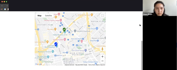 Research session screenshot